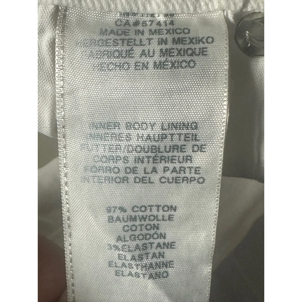 NWT True Religion Rocco Relaxed Skinny Jeans Mens 40x32‎ Optic White No Flap Y2K